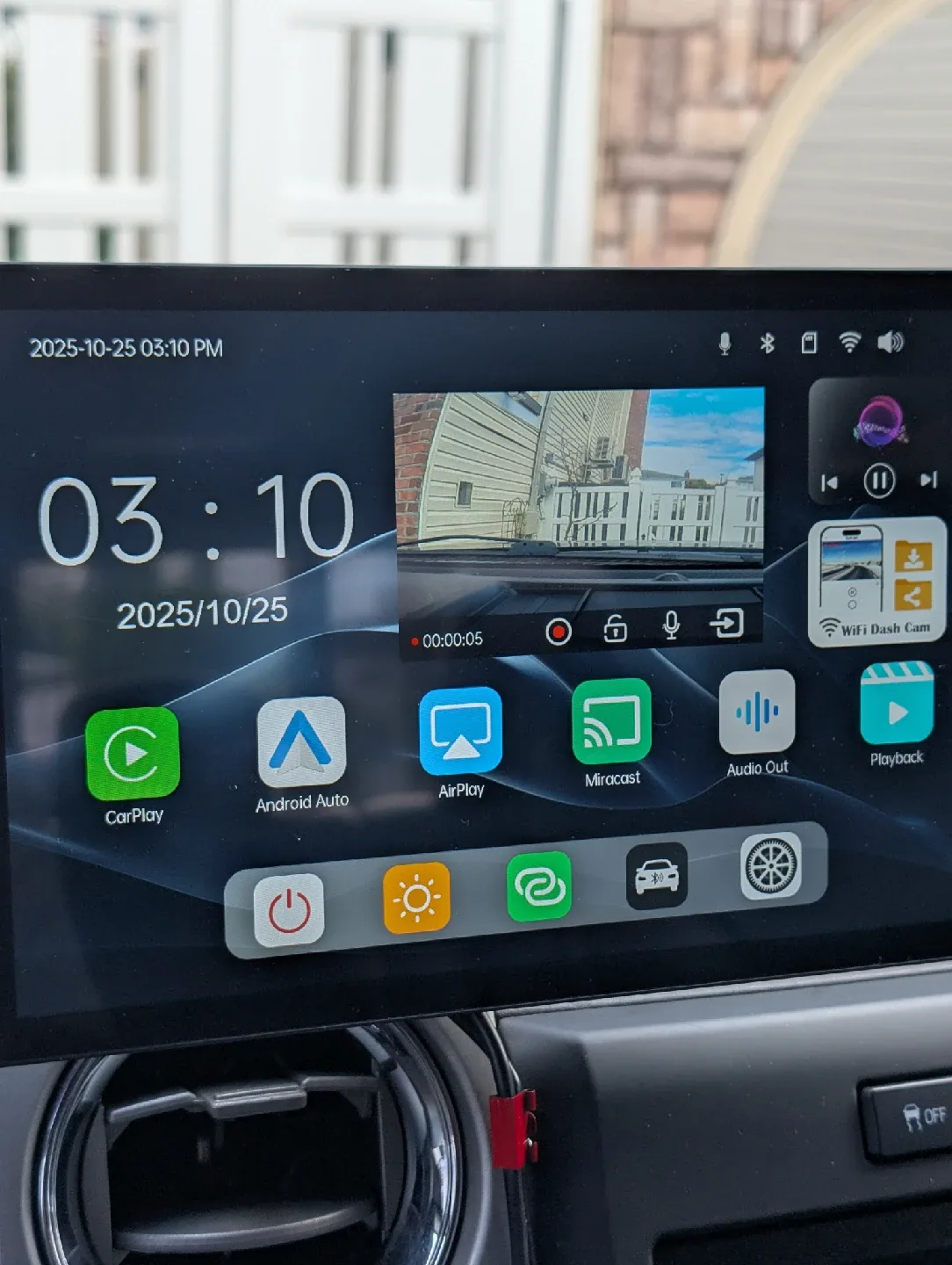 IIWEY IK11 wireless carplay and android auto plus dashcam image indicator(4)