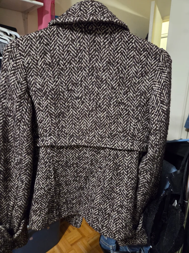 Brown Herringbone Blazer