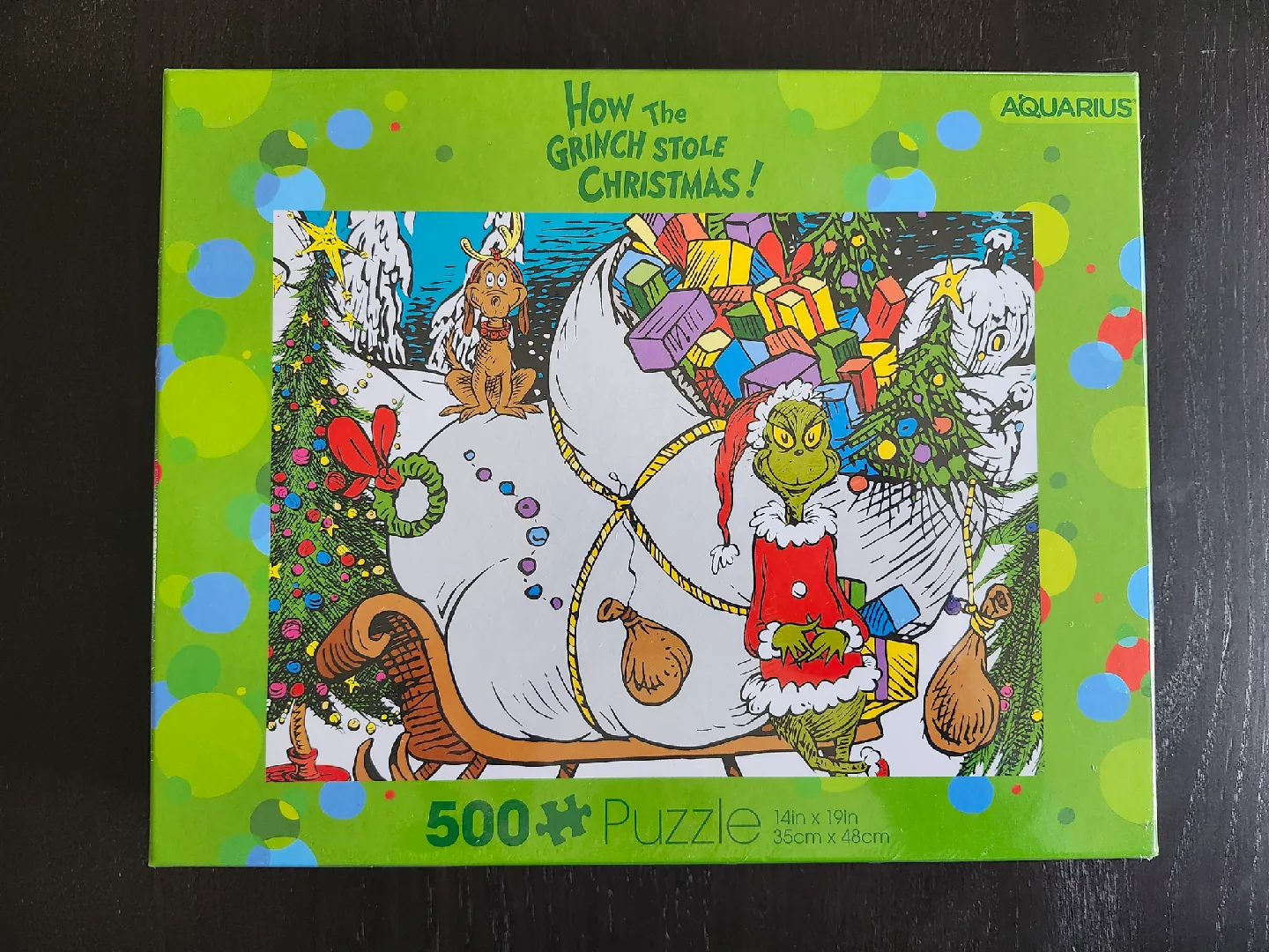 New sealed How the Grinch Stole Christmas! holiday puzzle. thumbnail