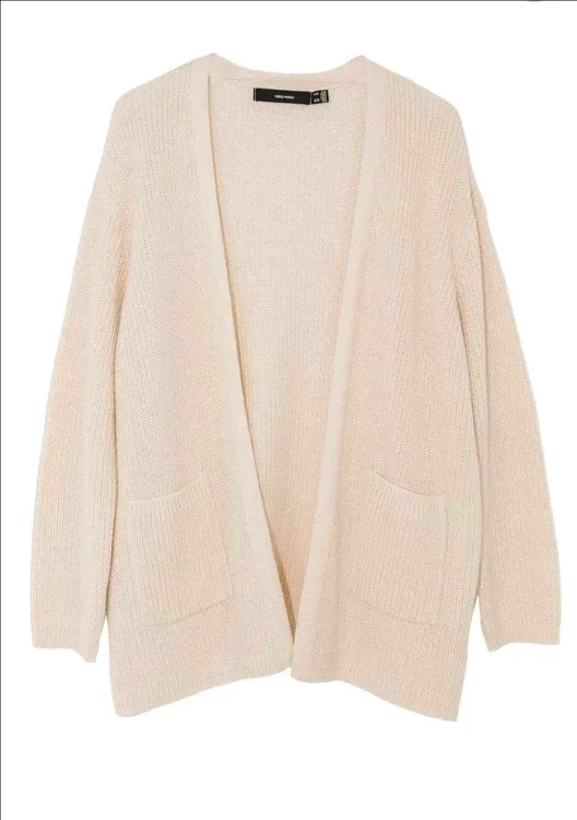 BNWT Vero Moda Playing Favourites Cardigan - Cream XXL image indicator(2)