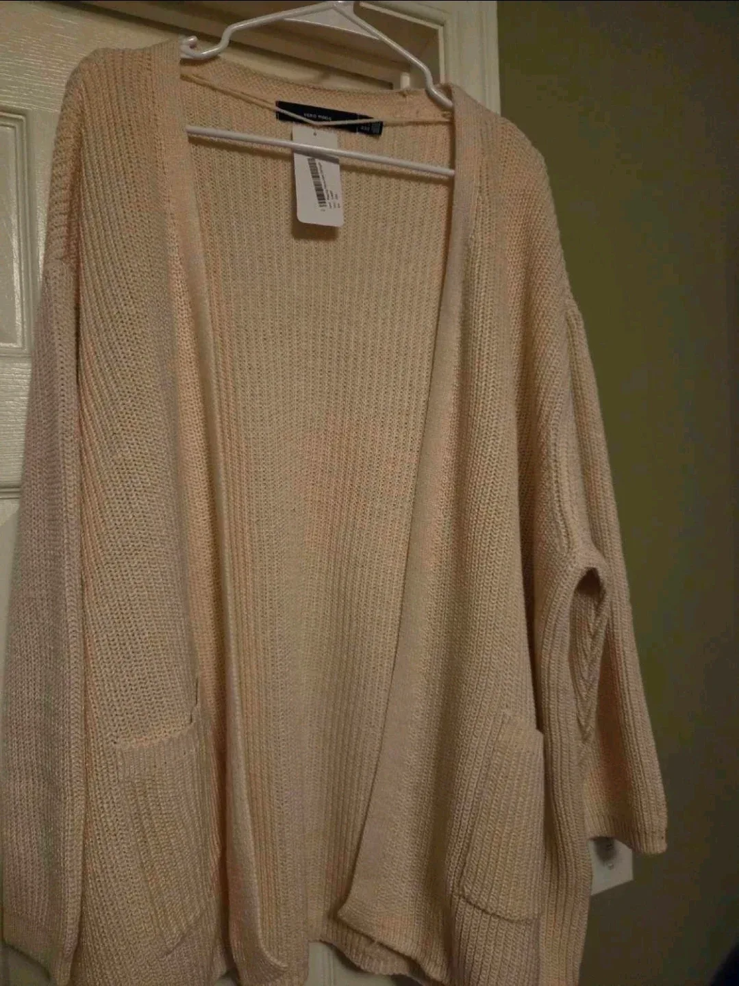 BNWT Vero Moda Playing Favourites Cardigan - Cream XXL image indicator(4)