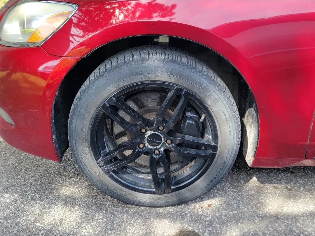 SOLD-Michelin X-Ice, 225/50R17 Tire on Black Alloy Rim image indicator(4)