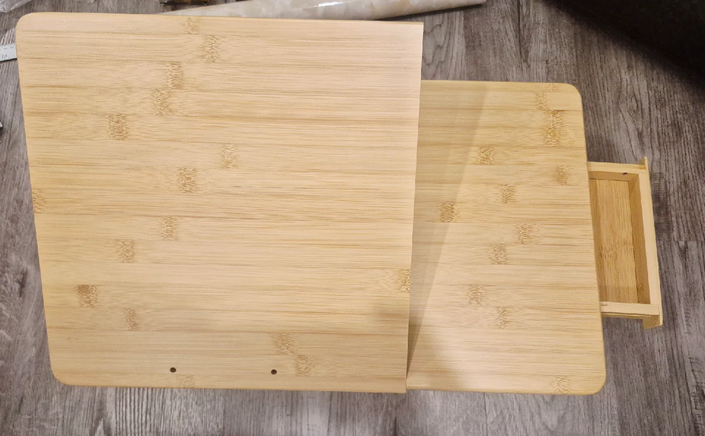 SONGMICS Bamboo Laptop Desk - Tilting Top & Folding Legs image indicator(8)