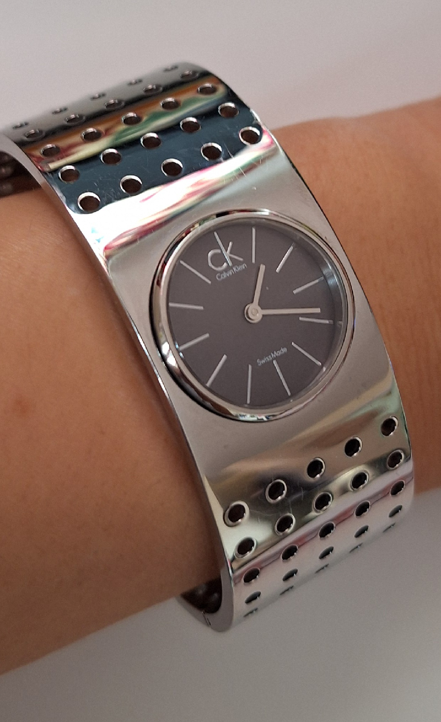Calvin Klein Silver Bangle Watch - photo 3