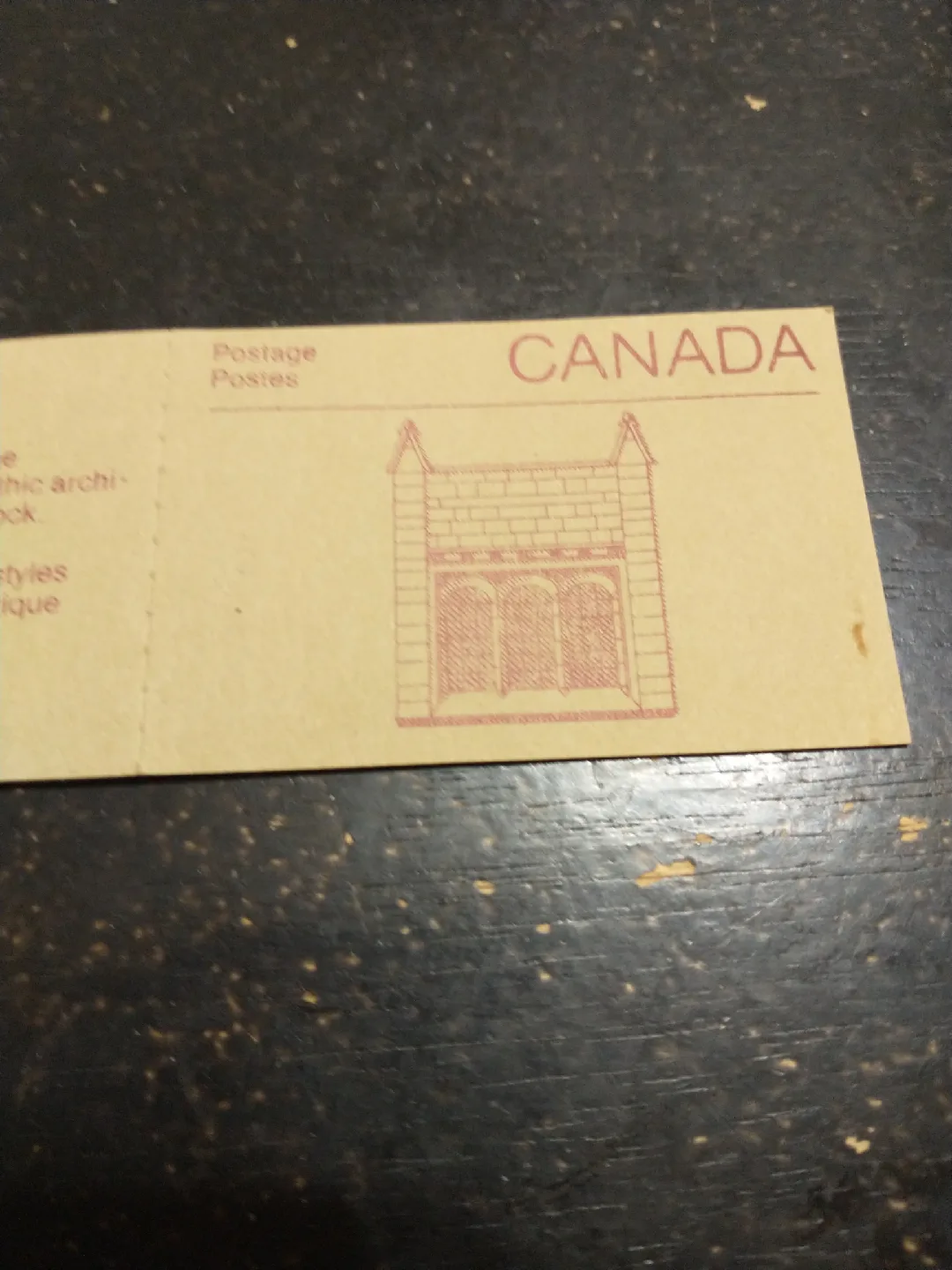 1987 Canada 50 cent stamp booklet image indicator(3)