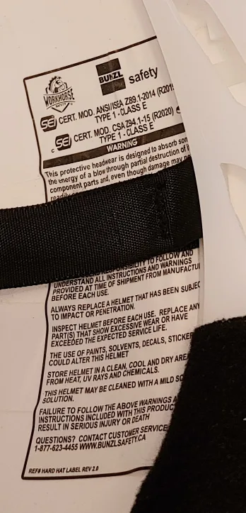 Workhorse White Hard Hat image indicator(7)