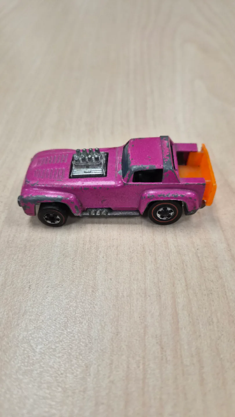 1970 Vintage Redline Hot Wheels "Short Order" Pink Truck image indicator(2)