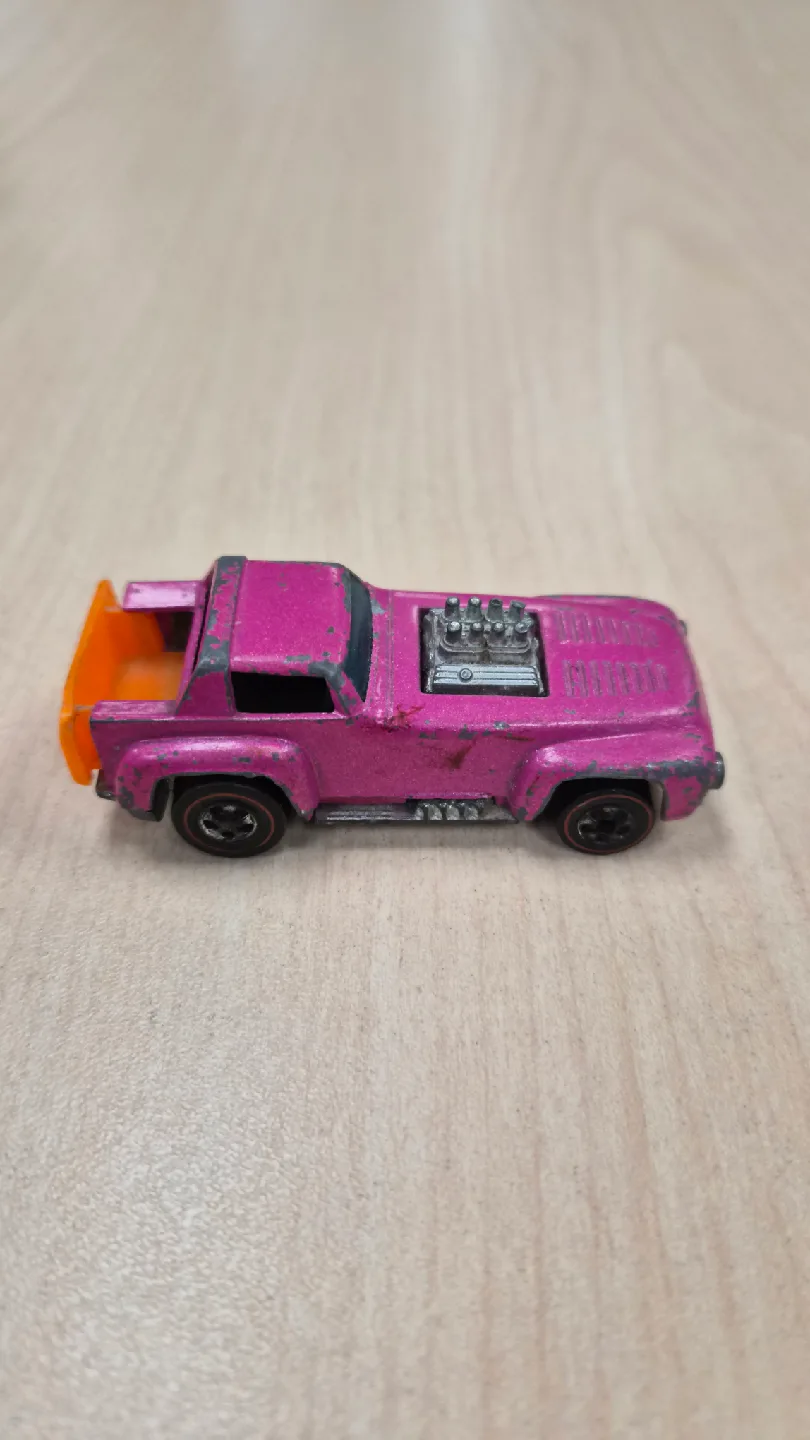 1970 Vintage Redline Hot Wheels "Short Order" Pink Truck image indicator(3)