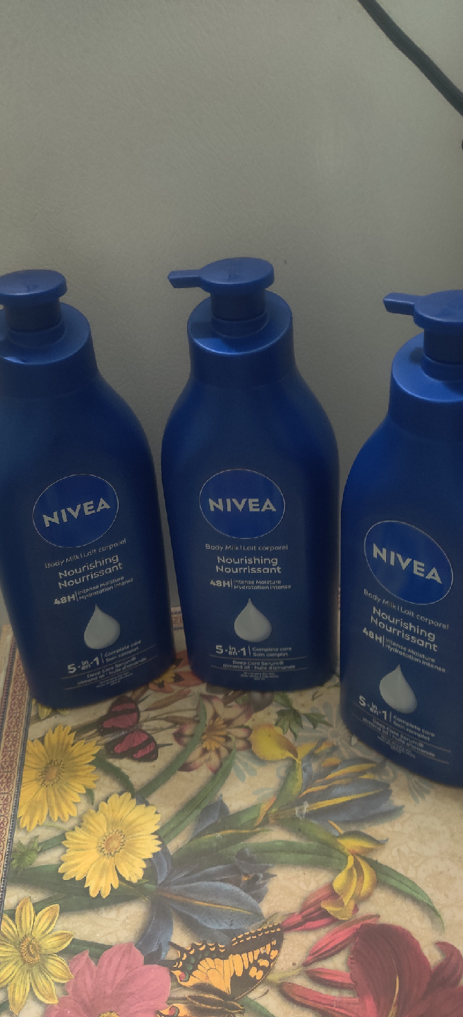Nivea Nourishing Body Milk 625ml x3