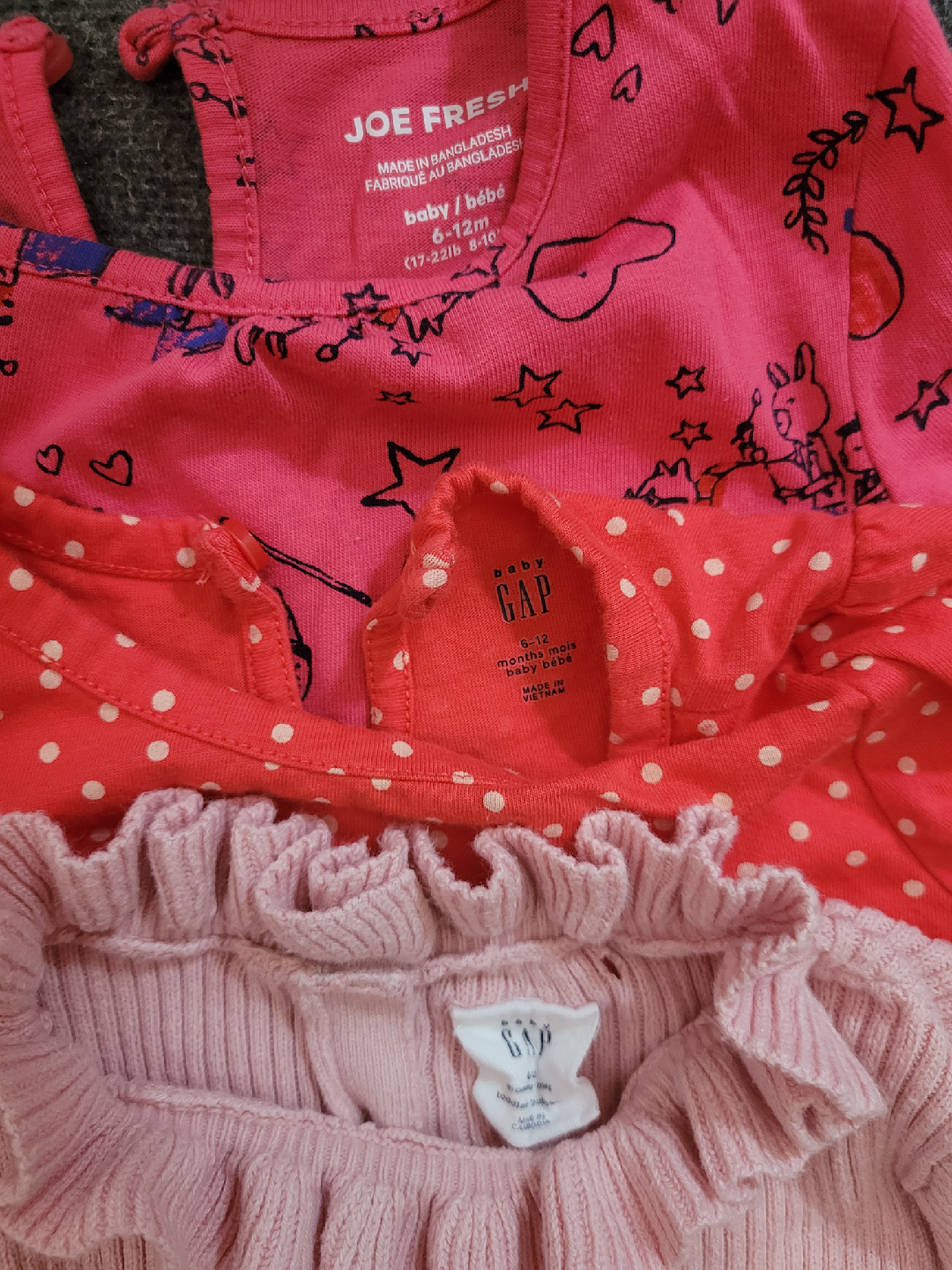 Baby Girl Clothes Bundle - GAP, Joe Fresh, Bundles - 6-12 Months - photo 5