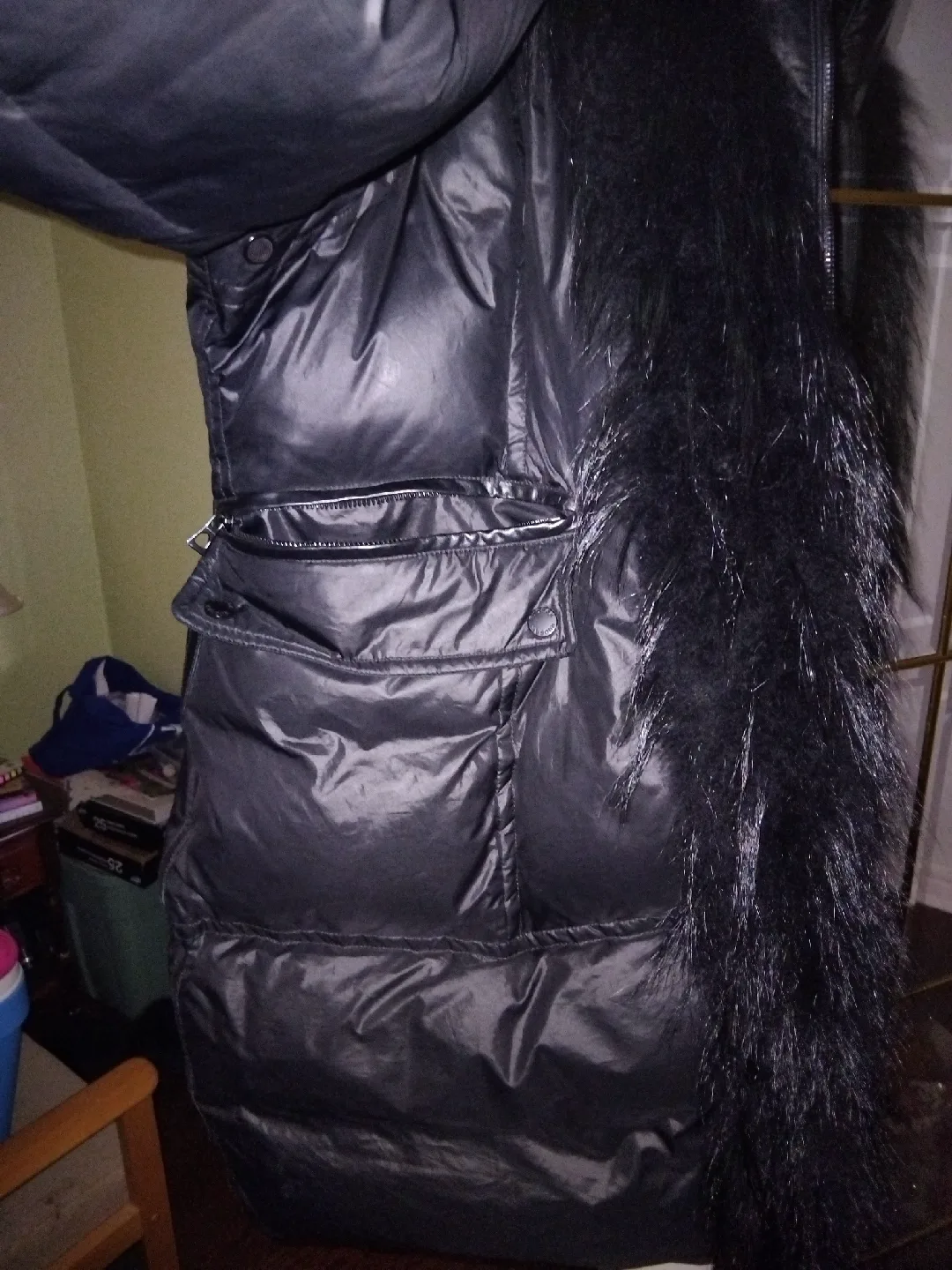 Rudask  Black Winter Jacket image indicator(4)