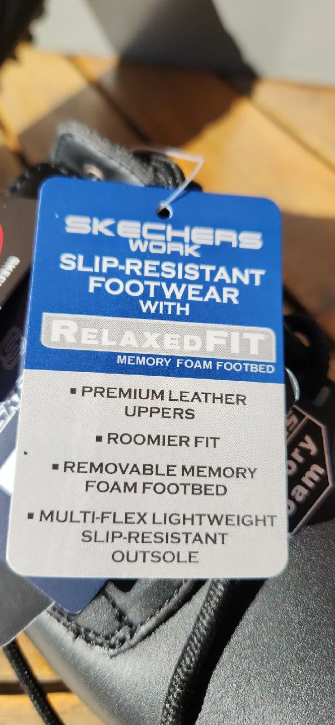 New Skechers Relaxed Fit Memory Foam Work Shoes image indicator(7)