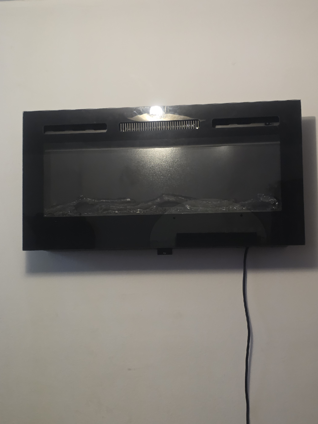 🥕HOMCOM 28.5" Wall Mounted Electric Fireplace Heater🥕