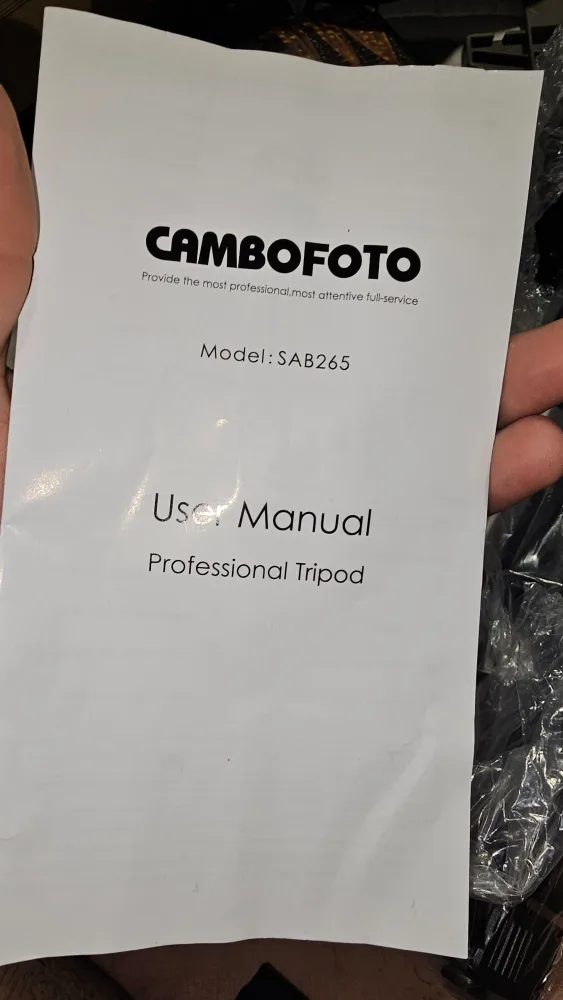 New Cambofoto SAB265 Professional Tripod image indicator(2)