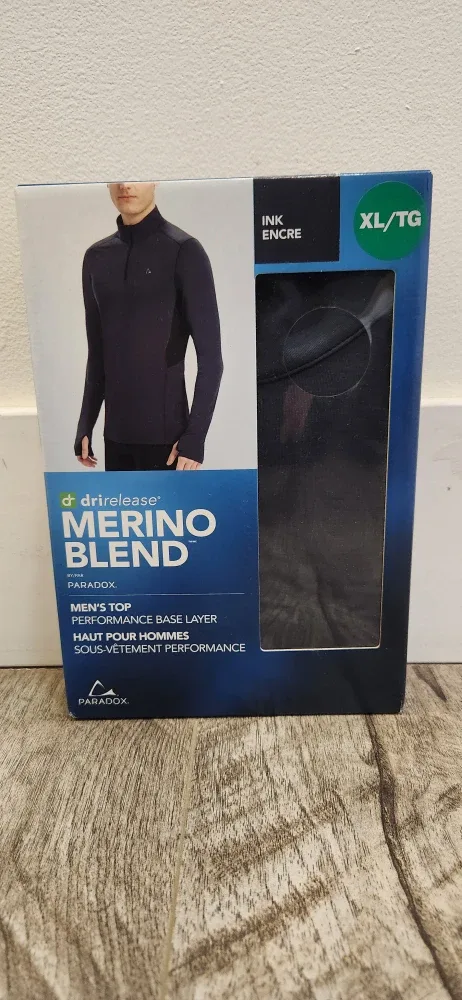 Paradox drirelease Merino Blend Men's Top XL/TG - New