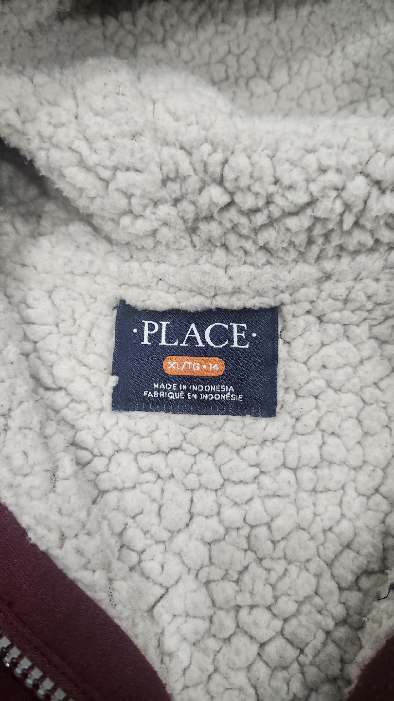 The Children's Place XL(14) Hooded Varsity Jacket - photo 3