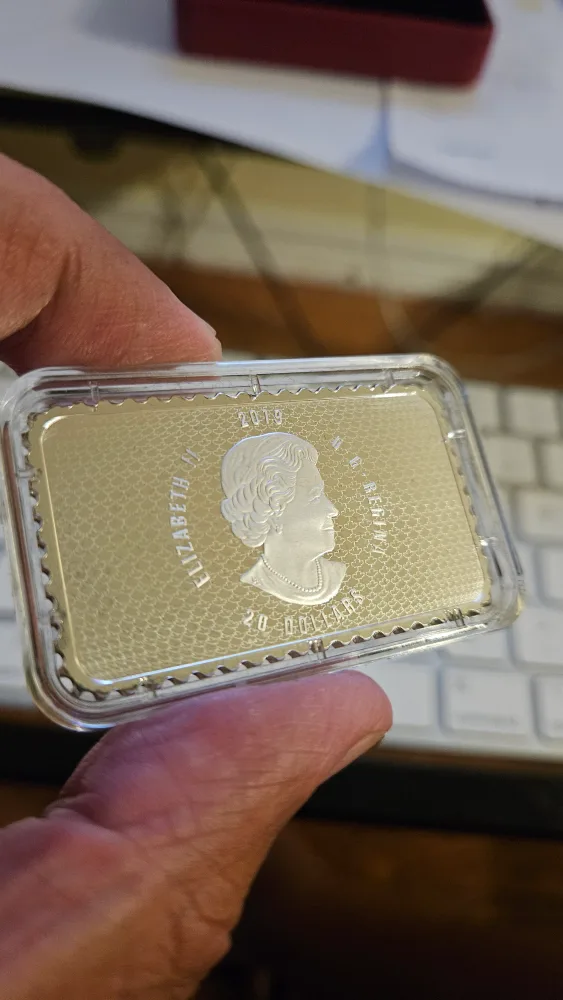 2019 Canada $20 Fine Silver Coin Historical Stamps image indicator(3)