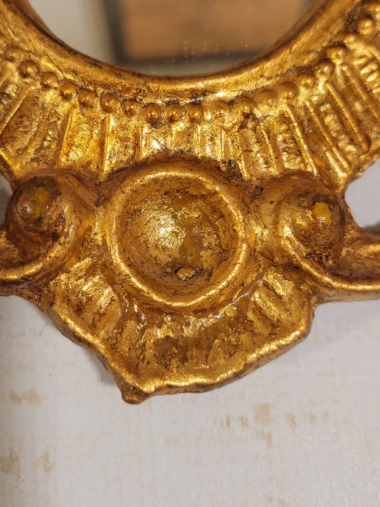 Vintage Gold Ornate Wall Mirror image indicator(3)