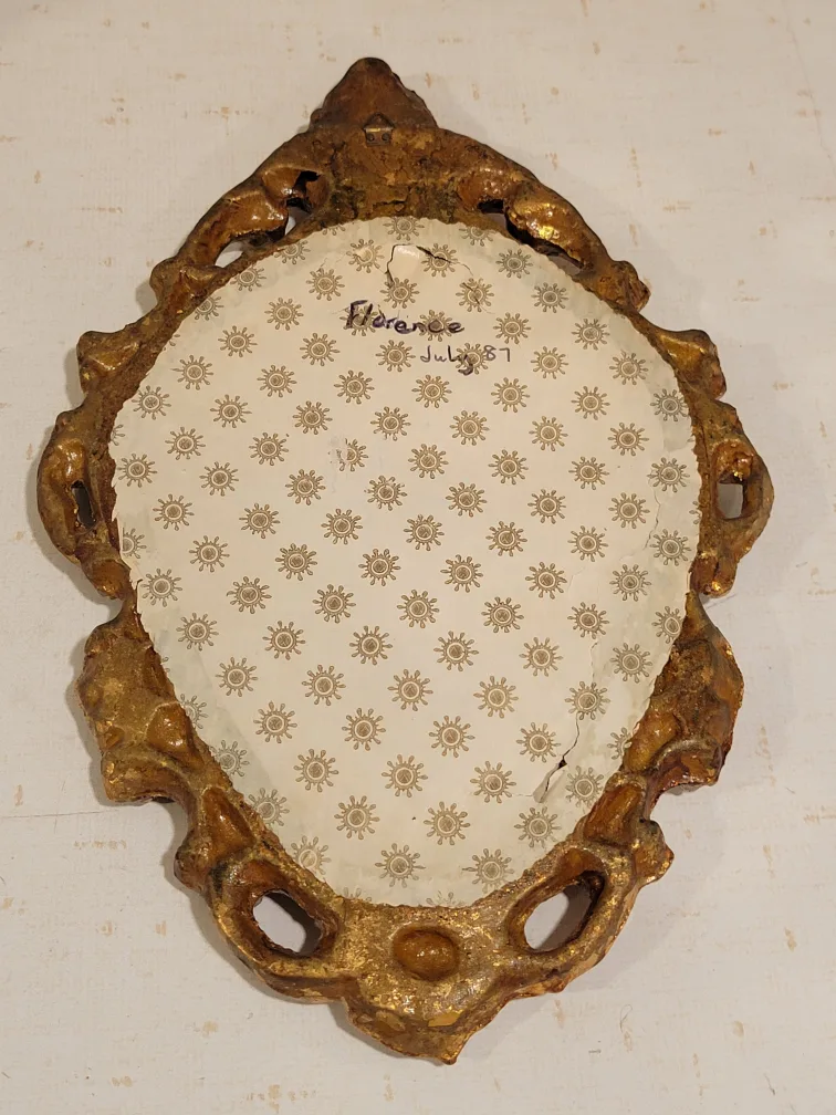 Vintage Gold Ornate Wall Mirror image indicator(5)