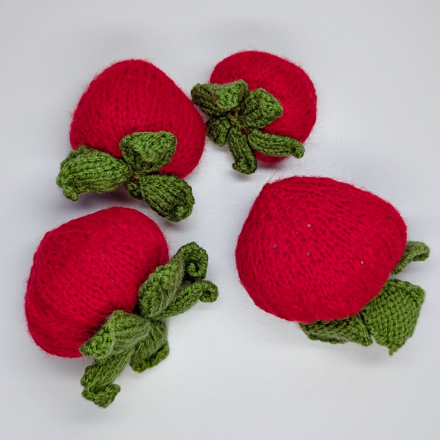 Crochet Strawberry Decorations