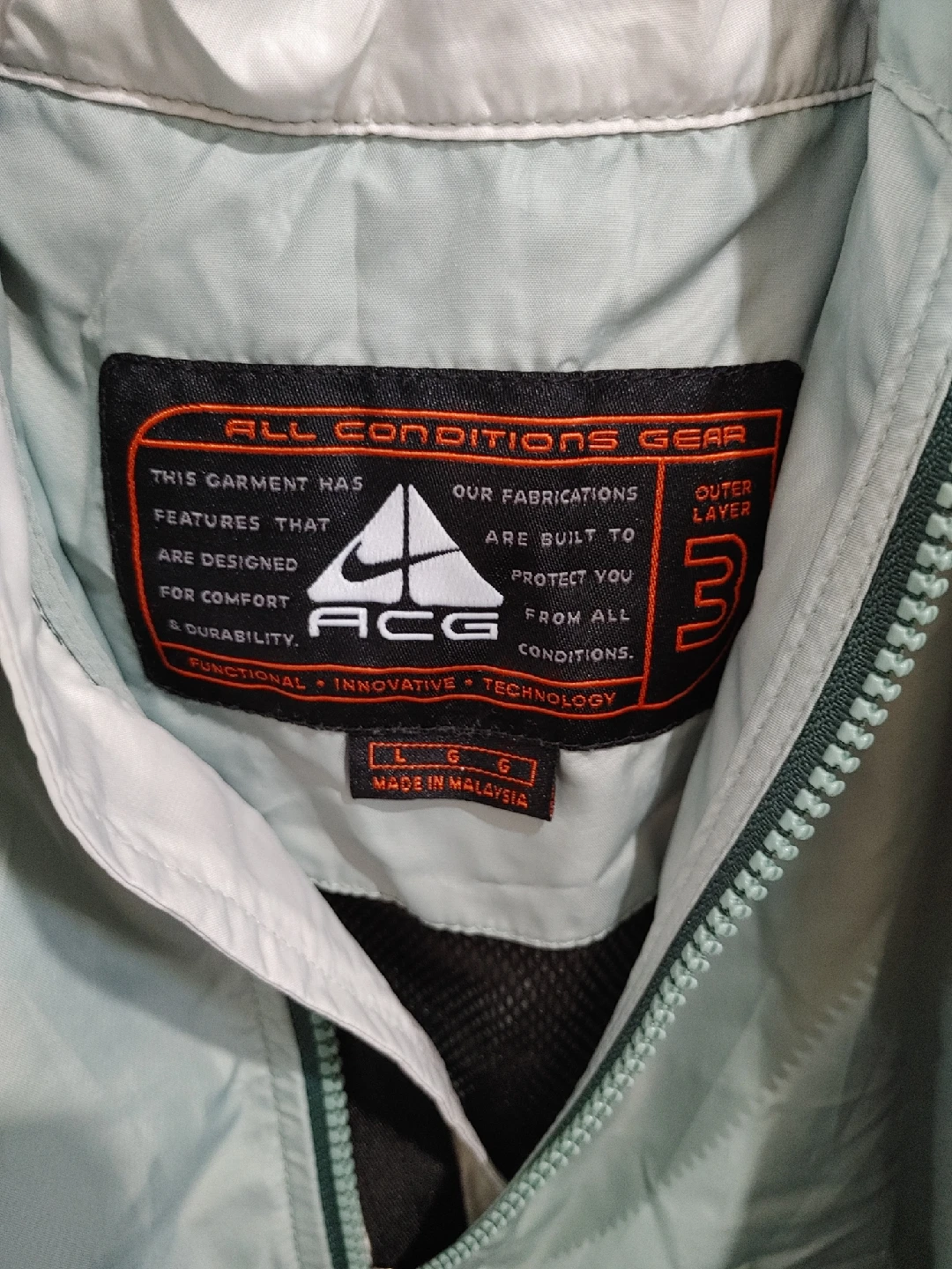 🎃SUPER RARE NIKE ACG ANORAK STYLE JACKET MENS LARGE NEW - photo 3