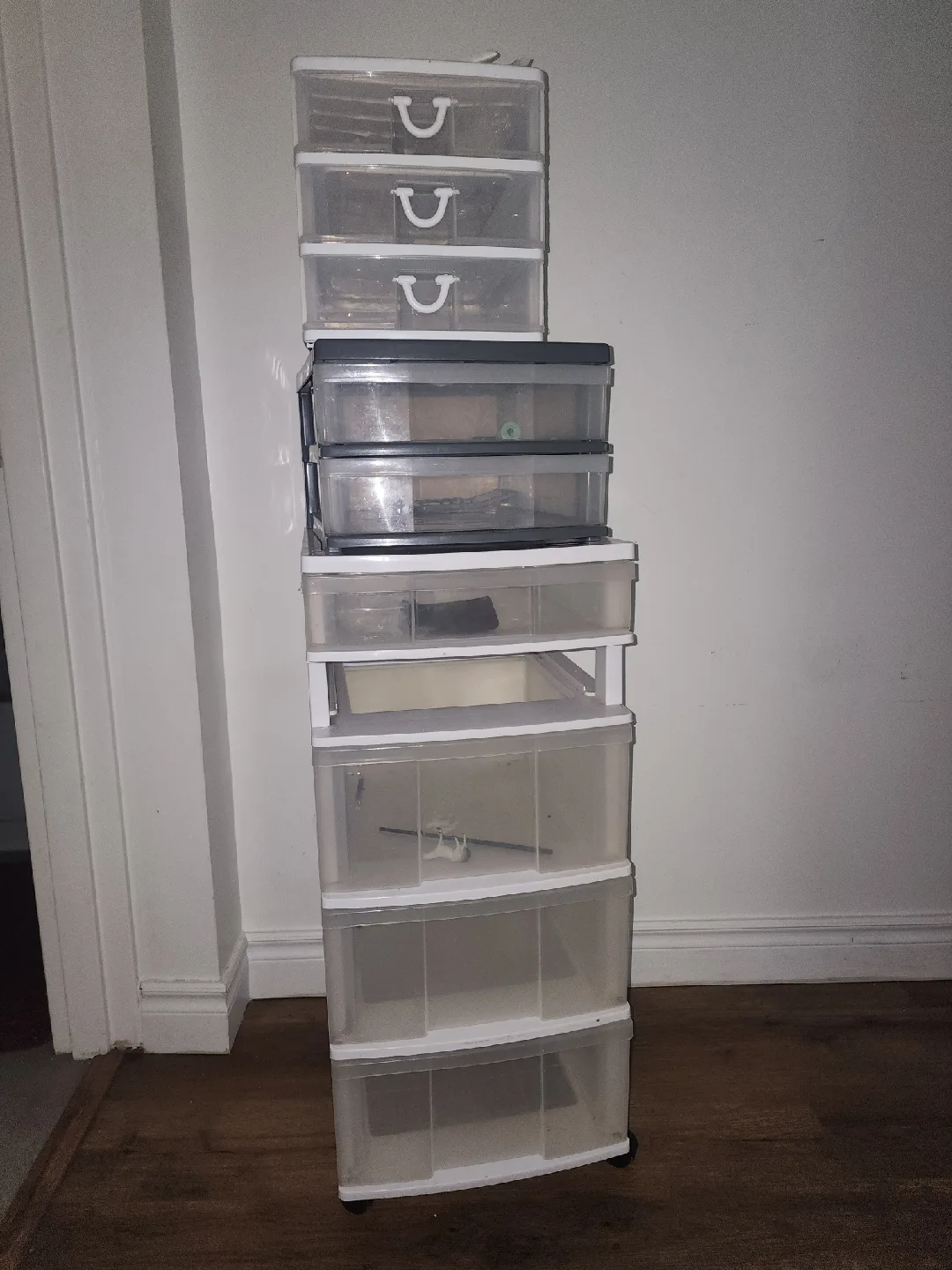 Sterilite 3 Drawer Wide Cart - Pink image indicator(2)