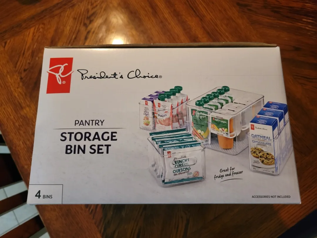 President's Choice Pantry Storage Bin Set - 4 Bins image indicator(3)