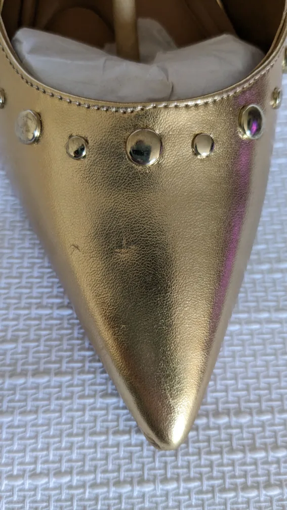 Jessica Simpson Ankle Strap Studded Stilettos image indicator(9)