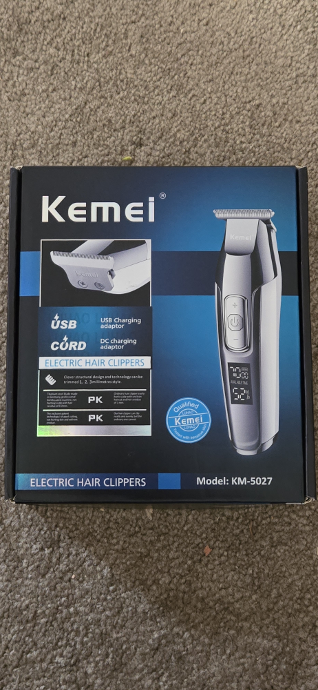 Kemei KM-5027 Electric Hair Clippers - New in Box!