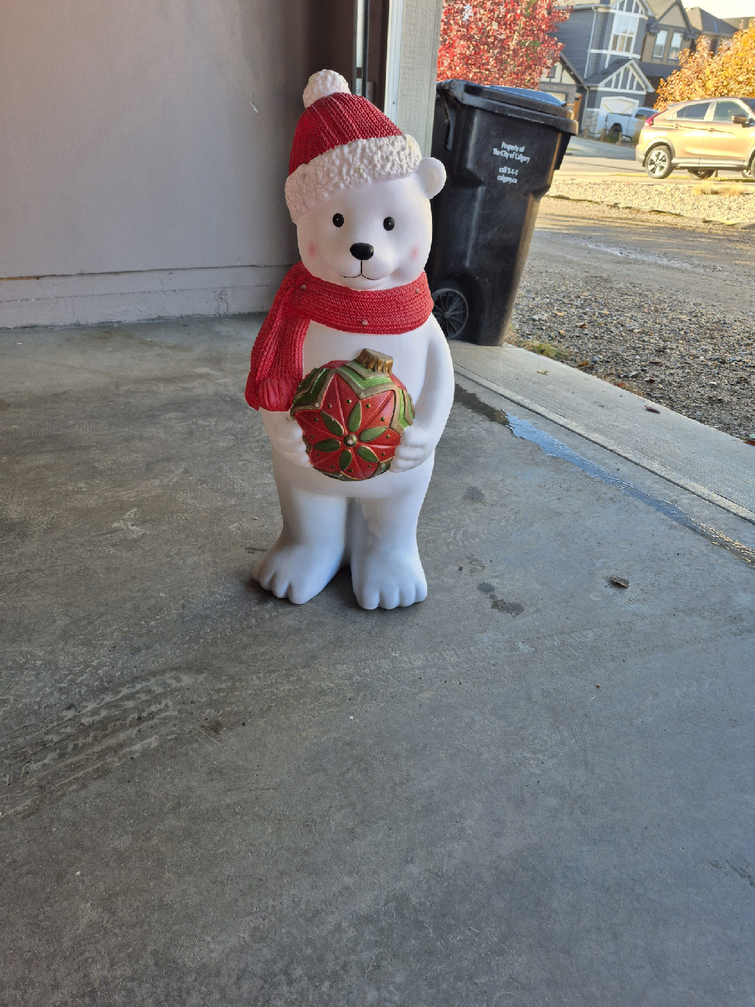 Christmas Blow Mold Polar Bear