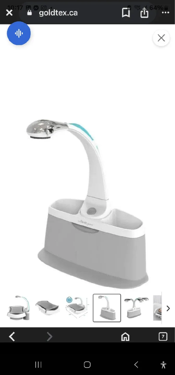 First Years Newborn to Toddler Tub with Soothing Waterfall image indicator(5)