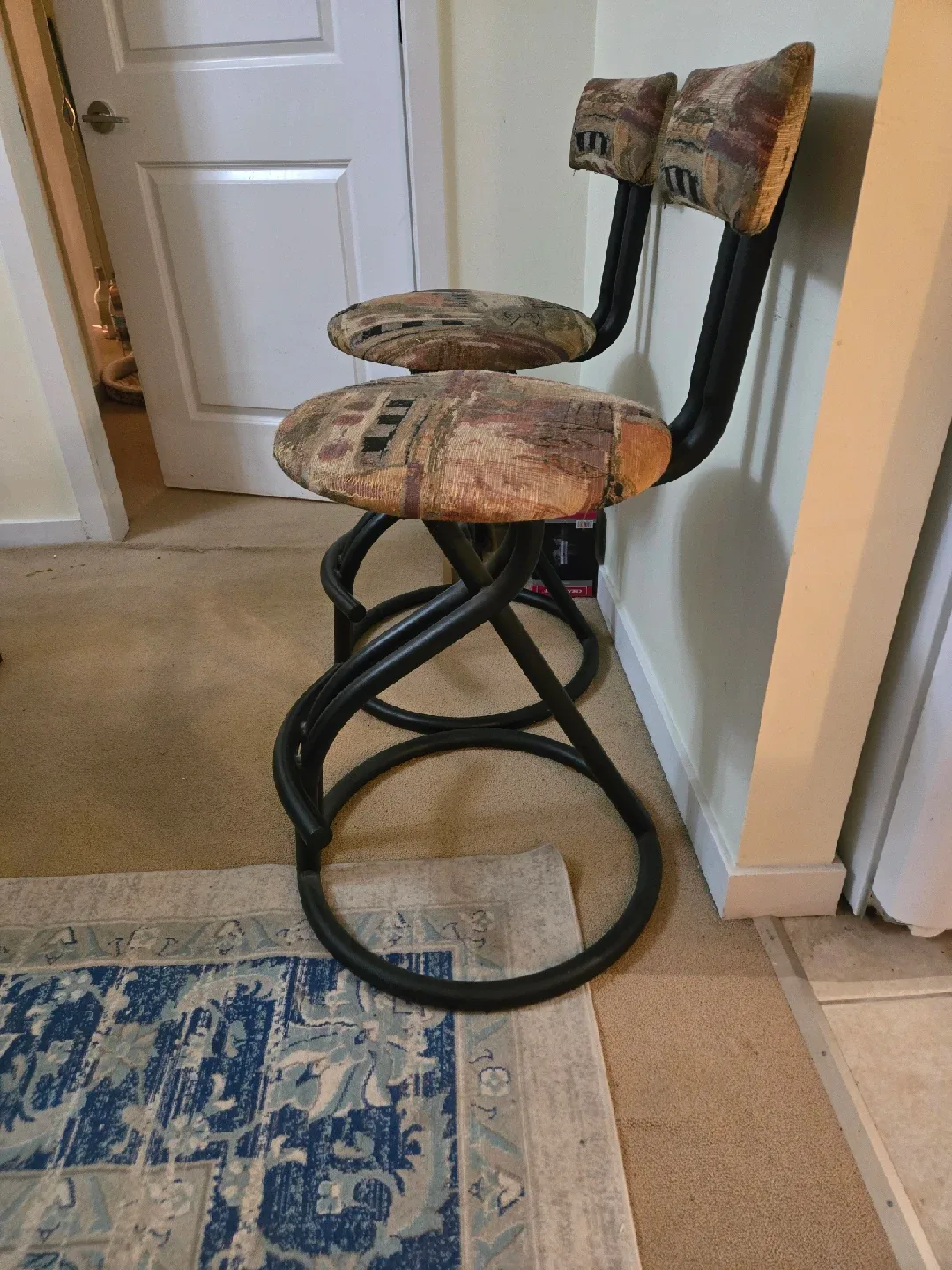 Set of 2 Bar Stools, Swivel image indicator(2)