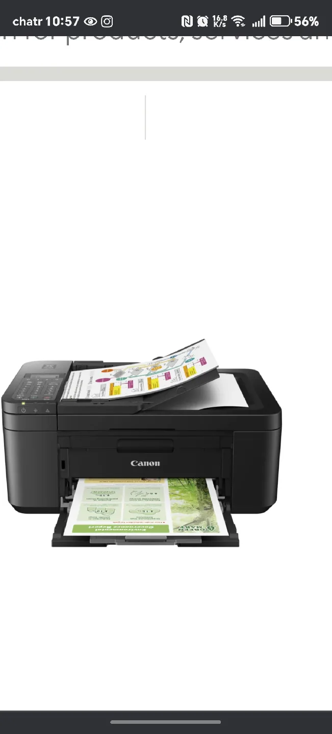 ❤️Canon PIXMA TR4720Wireless All-in-One Printer. thumbnail