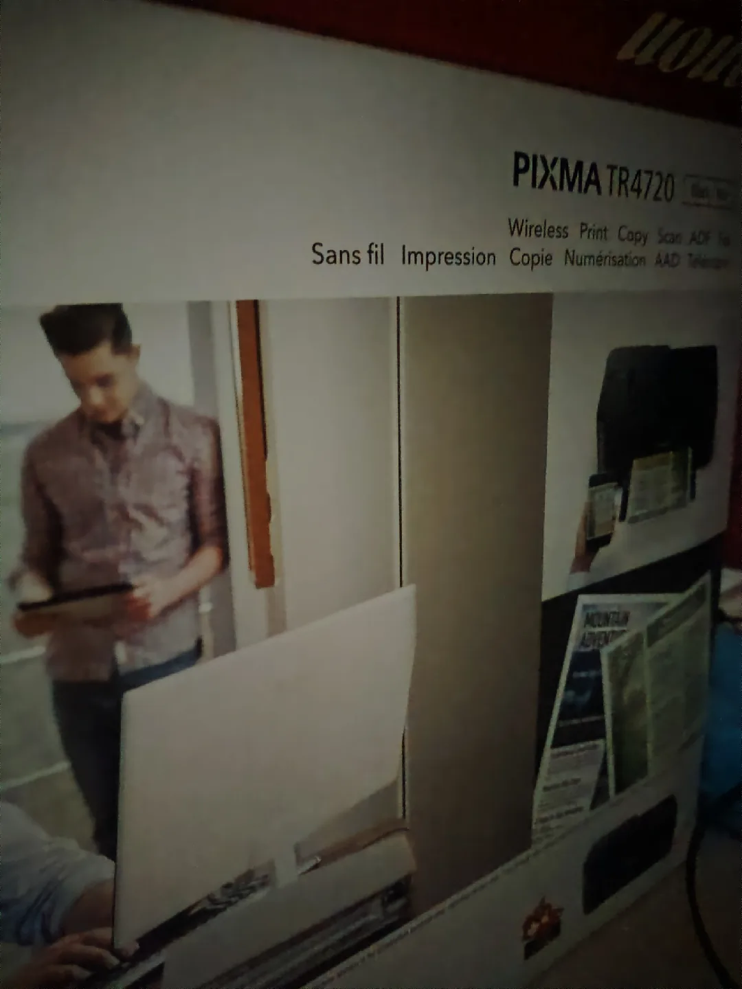 ❤️Canon PIXMA TR4720Wireless All-in-One Printer. image indicator(5)