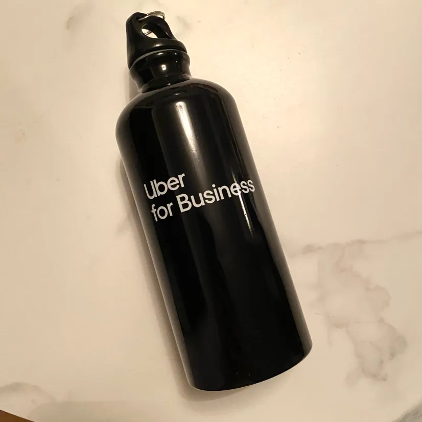 Uber Water Bottle NEW - 20oz, Black thumbnail