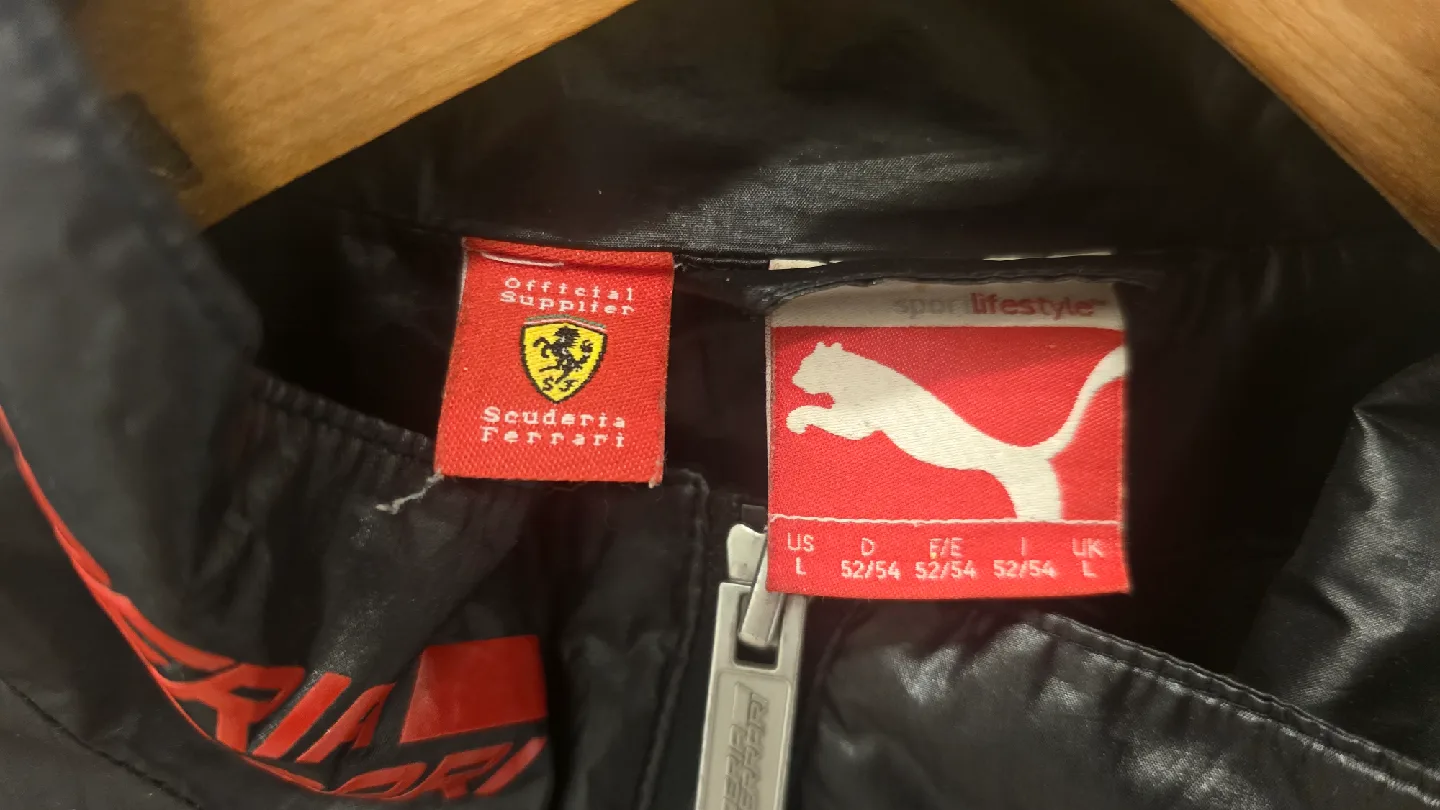 Puma Scuderia Ferrari Black Jacket - Size L image indicator(3)
