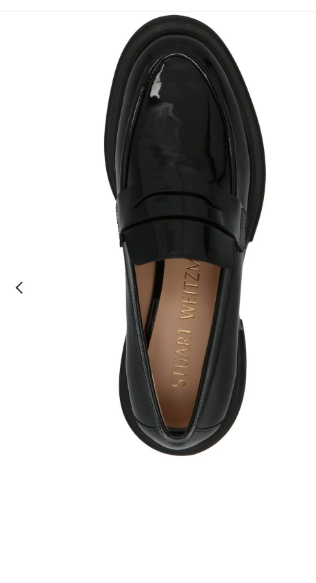 Stuart Weitzman Black Patent Leather Loafers - photo 3