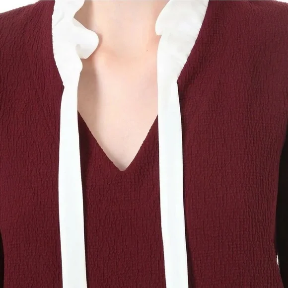Sandro Paris Burgundy Dress size1 - photo 3