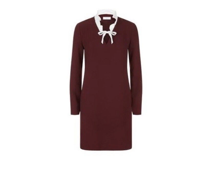 Sandro Paris Burgundy Dress size1 - photo 4