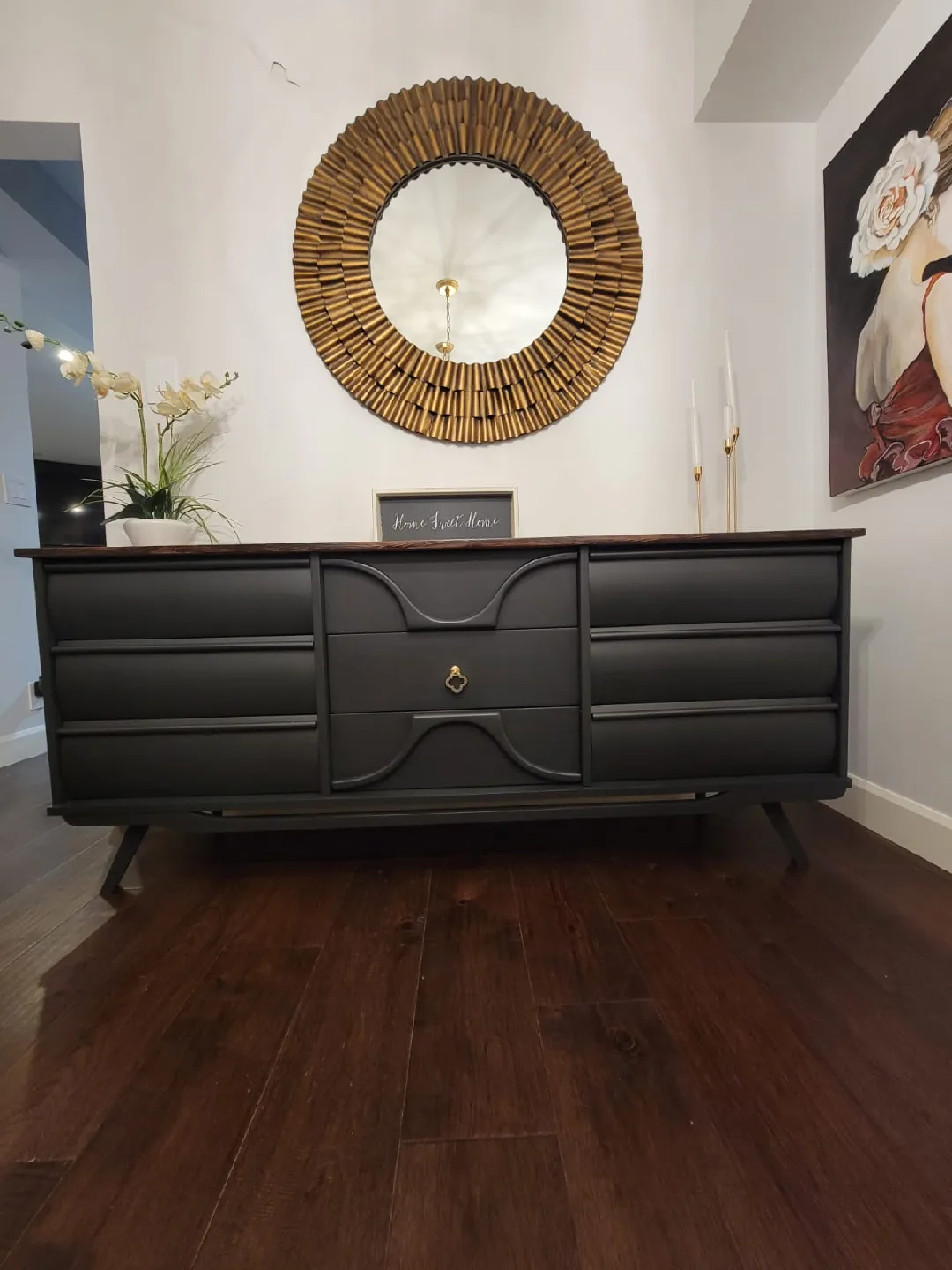 Refinished Ash & Wood Dresser image indicator(3)