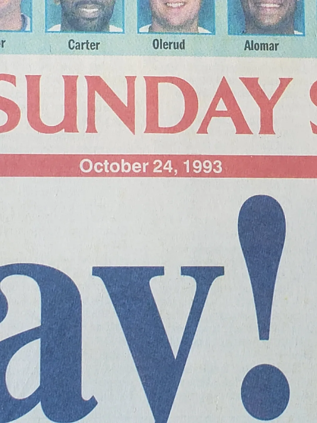 Vintage Toronto Blue Jays Newspaper Collection image indicator(3)