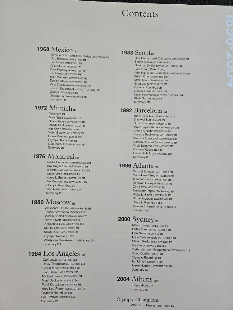 Olympics: Athens to Athens 1896-2004 Hardcover Book image indicator(5)