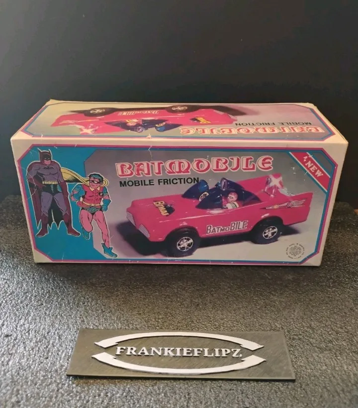 Vintage Ultra Rare KOREAN Friction 1966 BATMOBILE