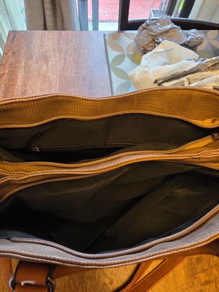 Brown Tote Bag with Shoulder Strap image indicator(2)