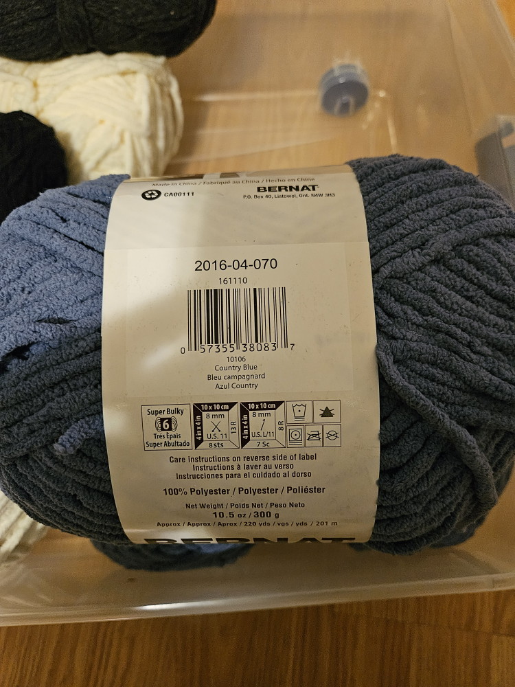 Bernat Blanket Yarn - Country Blue - photo 2
