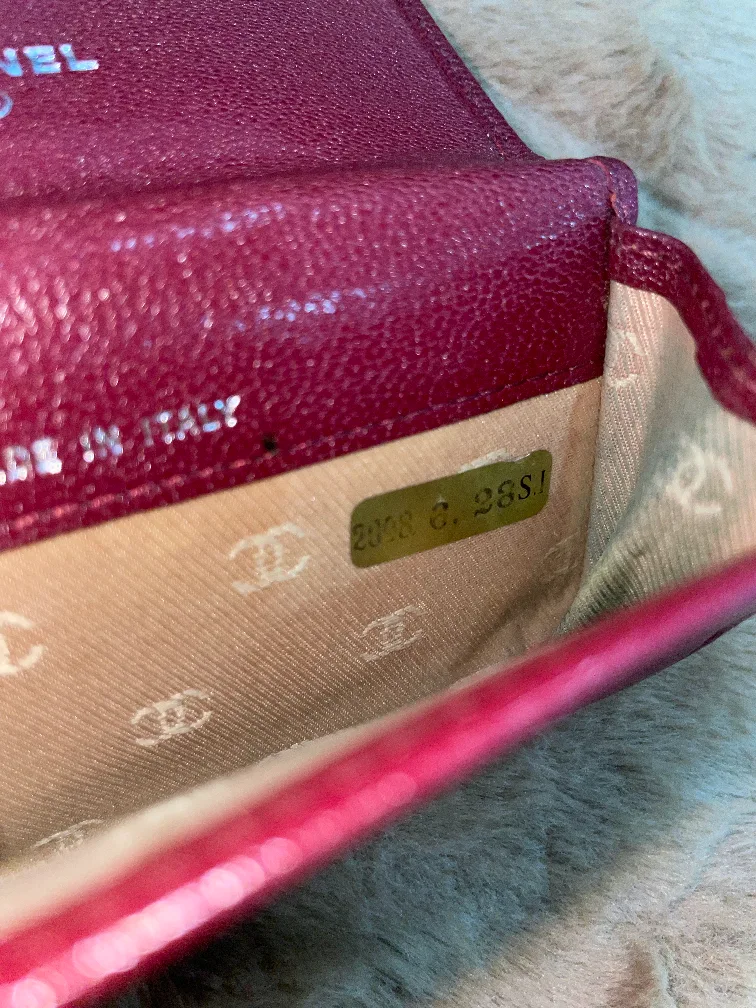 Chanel Burgundy Key Holder image indicator(9)