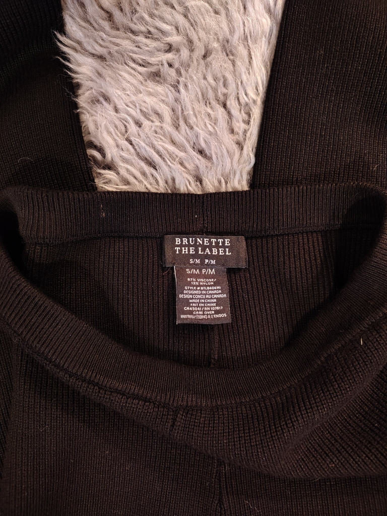 Brunette the Label Knit Pants - Size S/M - photo 3