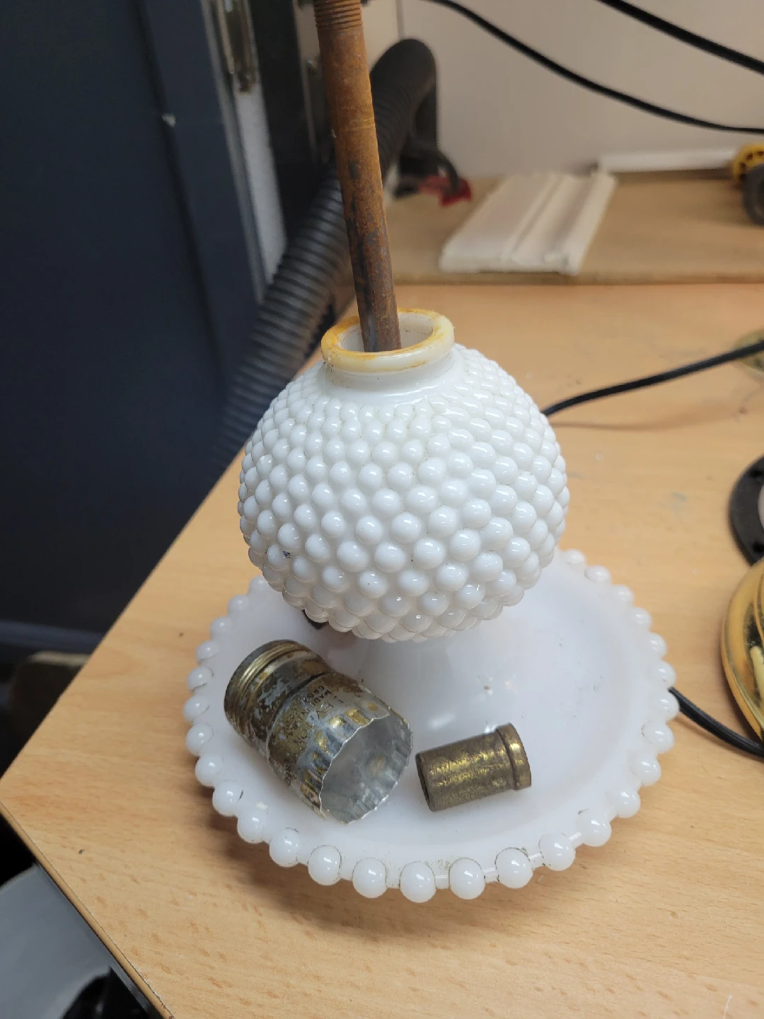 Vintage Table Lamps - Set of 2.plus  vintage Lamp parts - photo 4