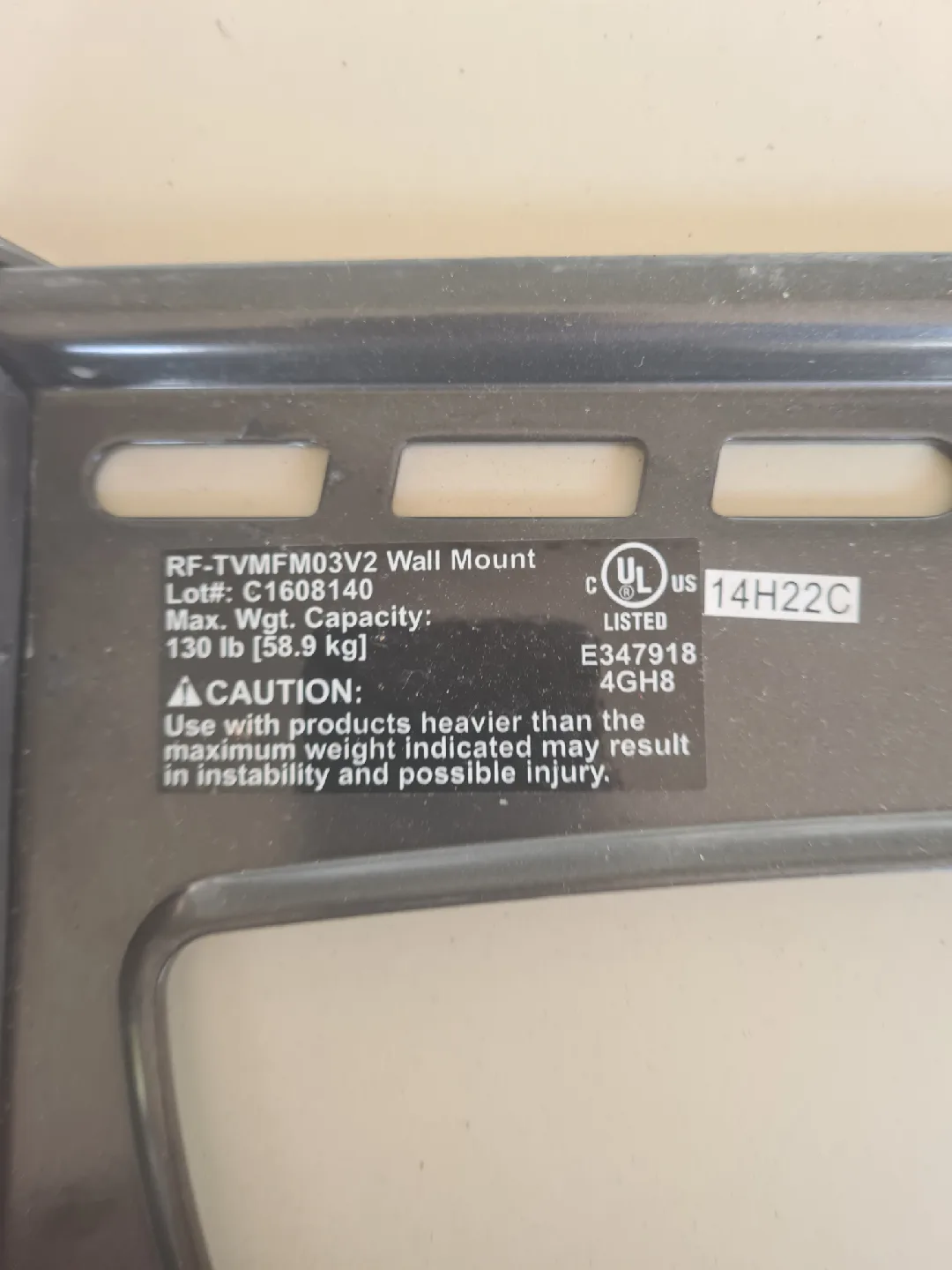 Black TV Wall Mount image indicator(2)