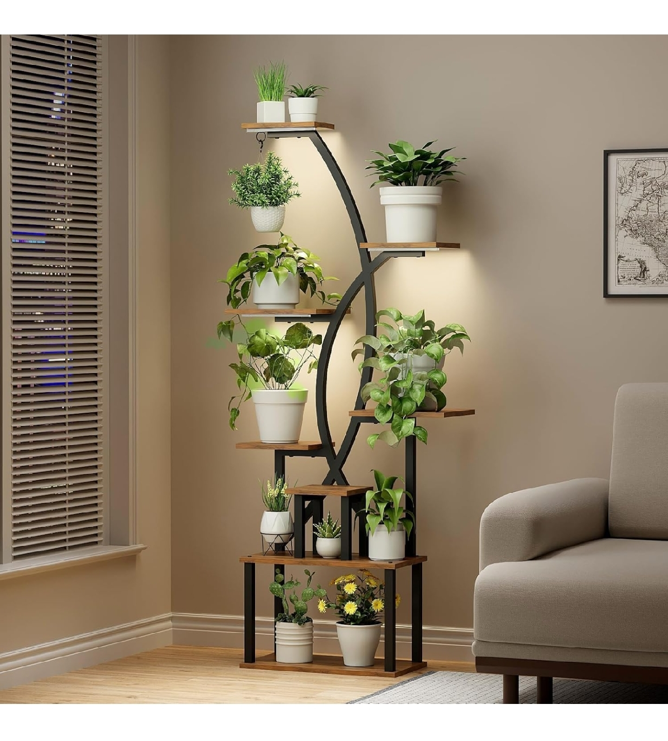 8 Tier Plant Stand Indoor Outdoor